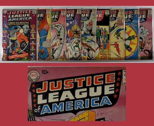 9PC DC Comics Justice League of America Key Group