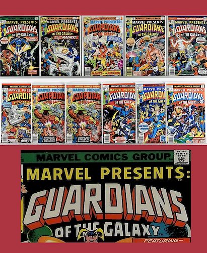 11PC Marvel Comics Marvel Presents GOTG #3-#12