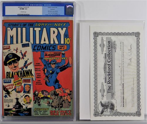 Quality Comics Military Comics #2 CGC 9.0