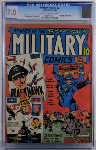 Quality Comics Military Comics #2 CGC 7.0
