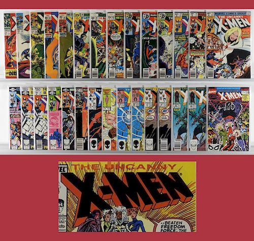 29PC Marvel Comics X-Men #28-266 Key Issue Group