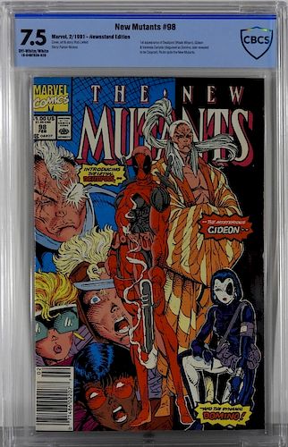 Marvel Comics New Mutants #98 CBCS 7.5 Newsstand