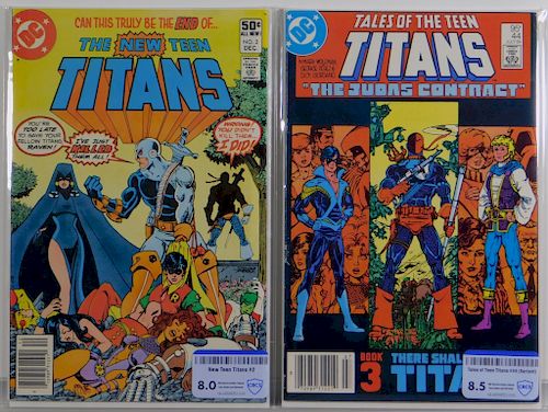 2 DC New Teen Titans #2 Canadian Teen Titans #44