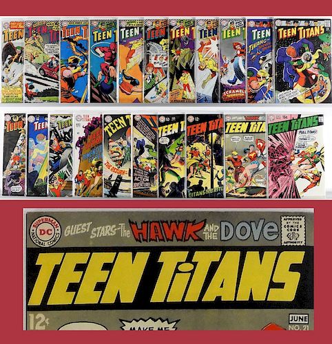 21PC DC Comics Teen Titans #1-#22 Complete Run