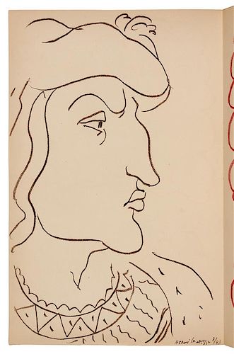 * MATISSE, Henri (1869-1954), illustrator. -- ORLEANS, Charles, Duc d' (1394-1465). Poemes. Paris: Tériade, 1950.