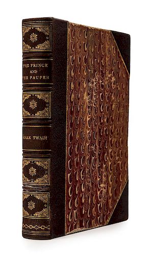 CLEMENS, Samuel Langhorne ("Mark Twain") (1835-1910). The Prince and the Pauper Boston: 1882. FIRST AMERICAN EDITION, mixed stat