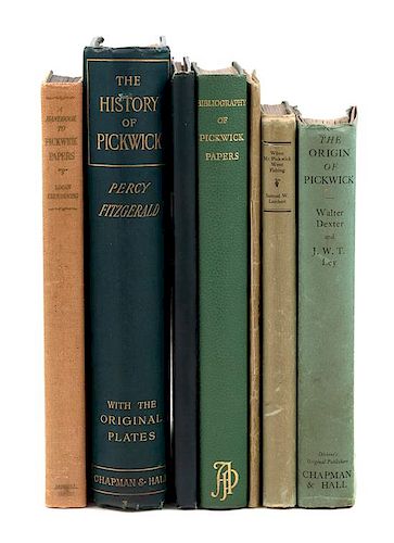 [DICKENS - PICKWICK]. A group of 7 works about The Posthumous Papers of the Pickwick Club, including:
