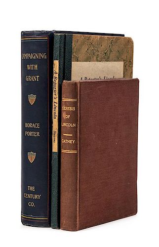 [LINCOLN & GRANT]. A group of 3 works, comprising: