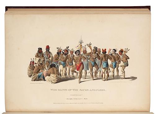 McKENNEY, Thomas L. (1785-1859) -- HALL, James (1793-1868). History of the Indian Tribes of North America. Philadelphia: 1836, 1