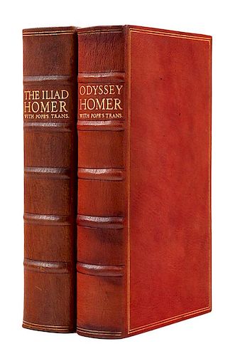 [NONESUCH PRESS]. HOMER. POPE, Alexander (1688-1744), translator. The Iliad. -The Odyssey. Holland: 1931. LIMITED EDITION.