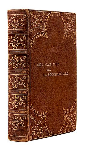 THÉNARD, J. F. Les Maximes de la Rochefoucauld. Paris: Librairie des Bibliophiles, 1881.