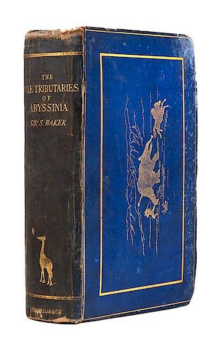 BAKER, Samuel White, Sir. The Nile Tributaries of Abyssinia, and the Sword Hunters of the Hamran Arabs. London: 1867. FIRST EDIT