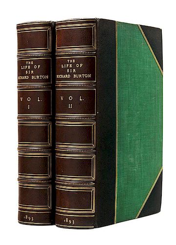 BURTON, Isabel Arundell, Lady, (1831-1896). The Life of Captain Sir Richard Burton. London: Chapman & Hall, LD., 1893. FIRST EDI