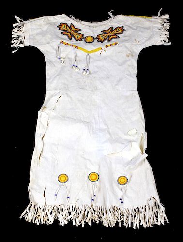 Blackfoot Native American Beaded Dress circa 1900
