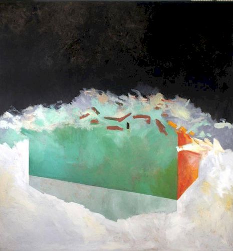 Zhao Gang (b. 1961) Black Dream, Oil on canvas,
