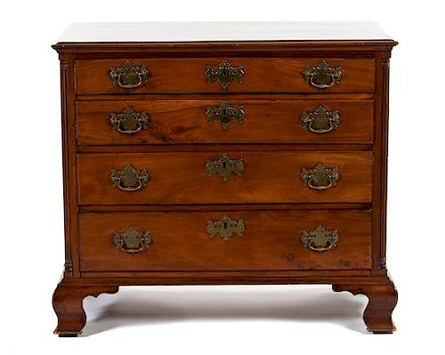 A Chippendale Mahogany Chest of Drawers