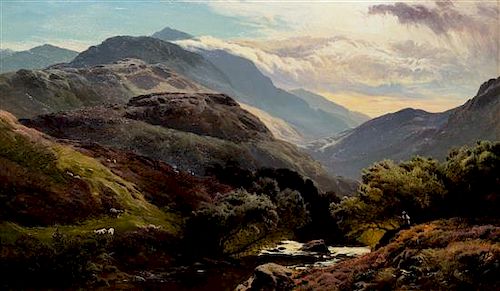 Sidney Richard Percy, (British, 1810-1879), Glen Falloch, Breadalbane, 1872