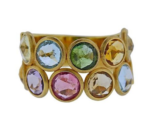 Marco Bicego Jaipur 18K Gold Gemstone Band Ring