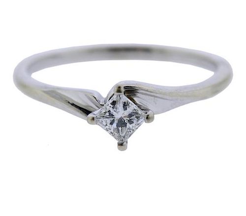 Shane &amp; Co 14k Gold Diamond Engagement Ring 