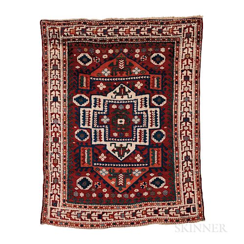 Bergama Rug, western Turkey, c. 1870, 6 ft. 11 in. x 5 ft. 4 in.   Provenance: The Cadle Collection