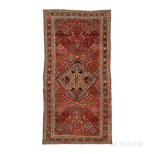 Joshagan Rug, Iran, c. 1890, 7 ft. 7 in. x 3 ft. 11 in.  Provenance:  The Cadle Collection.