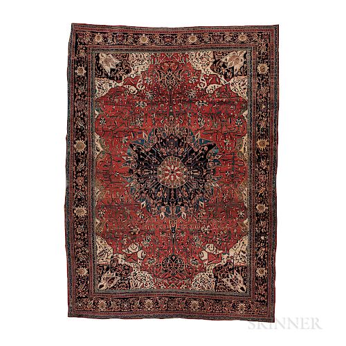 Antique Fereghan Sarouk Carpet, Iran, c. 1890, 12 ft. 2 in. x 8 ft. 10 in.
