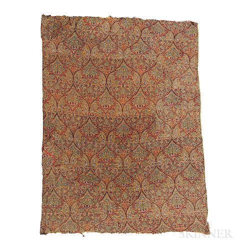 Three Shawl Fragments, Kashmir and eastern Iran, c. 1850, largest 2 ft. 4 in. x 1 ft. 9 in.
