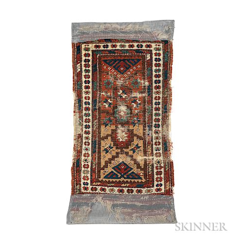 West Anatolian Yastik, Turkey, early 19th century, 2 ft. 9 in. x 1 ft. 6 in.  Provenance:  The Ronnie Newman Collection.