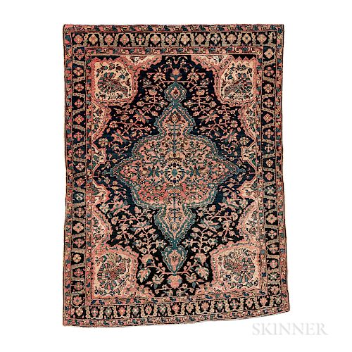 Malayer Rug, Iran, c. 1910, 6 ft. 4 in. x 4 ft. 8 in.
