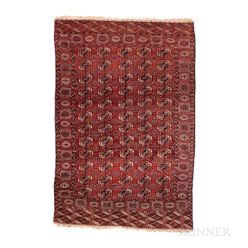 Tekke Main Carpet, Central Asia, c. 1890, 10 ft. x 6 ft. 9 in.