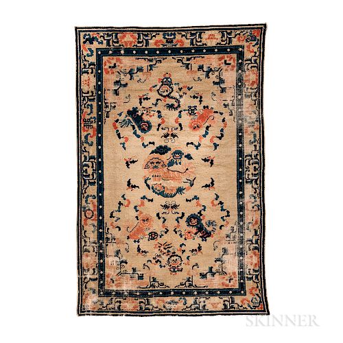 Ningxia Rug, China, c. 1900, 7 ft. 8 in. x 5 ft. 1 in.
