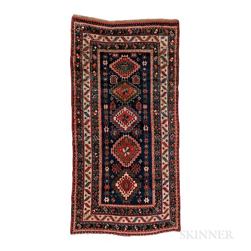South Caucasian Rug, Caucasus, c. 1870, 8 ft. 7 in. x 4 ft. 5 in.  Provenance:  The Cadle Collection.