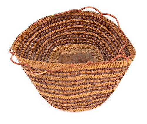 Northwest Coast Native American Basket Circa 1880