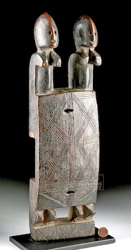 Beautiful 19th C. West African Dogon Wooden Lock