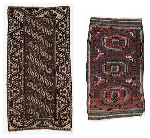 2 Antique Beluch Rugs