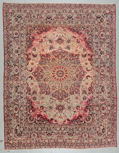 Antique Lavar Kerman Rug, Persia: 8'6'' x 11'3''