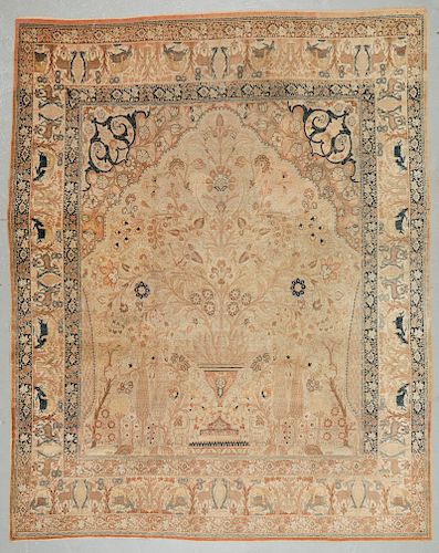 Antique Tabriz Rug, Persia: 9'11'' x 12'4''