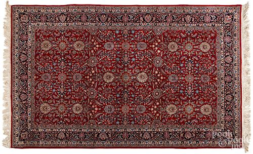 Semi-antique Kashan carpet
