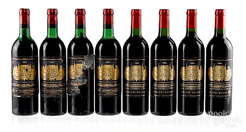Eight bottles of Chateau Palmer