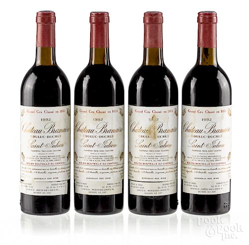 Four bottles of 1982 Chateau Branaire Ducru