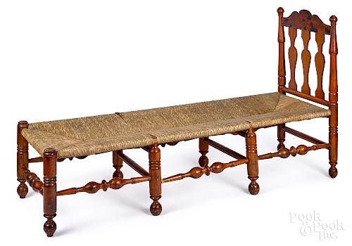 Delaware Valley William and Mary maple daybed