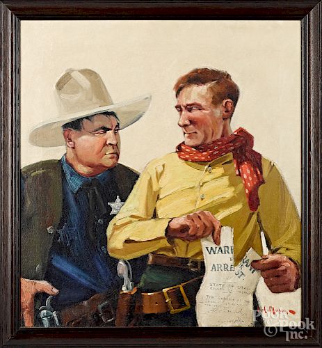 Henry Cruz Murphy (American 1886-1931) oil on canvas