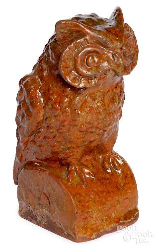 Pennsylvania redware owl