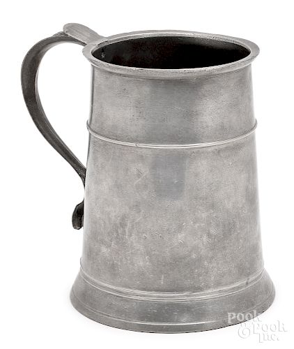 Charleston, Massachusetts pewter mug