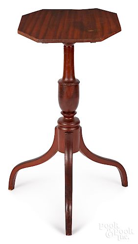 New England Federal painted candlestand