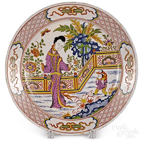 Delft polychrome charger
