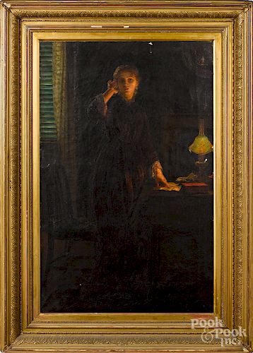 John Ballantyne (English 1815-1897) interior scene