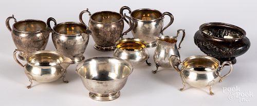 Sterling silver teawares