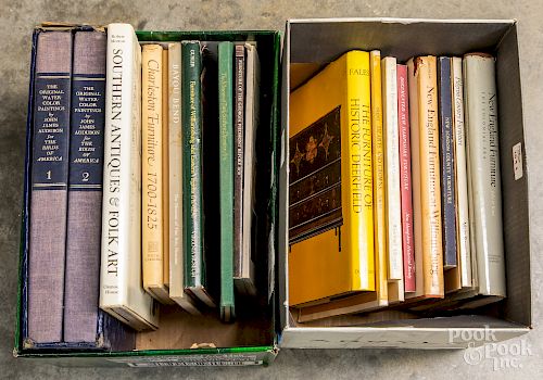 Collection of regional antique reference books