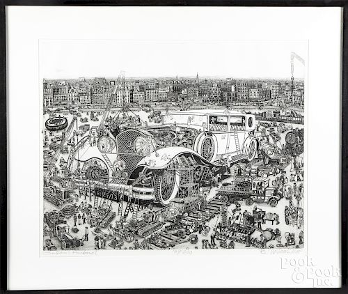 Bruce McCombs etching
